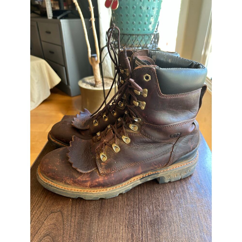 Ariat Hermosa XR work boots premium redwood leather men’s size 13 D
